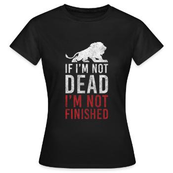 König Safari Rudel - Frauen T-Shirt - Schwarz - Vorne - AI Model Female 172 dark (172cm)