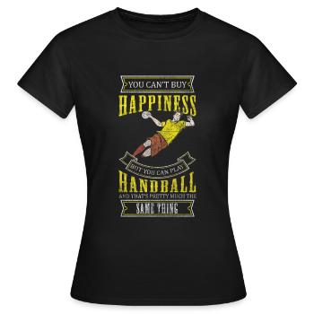 Sport Wettkampf Sprungwurf - Frauen T-Shirt - Schwarz - Vorne - AI Model Female 172 dark (172cm)