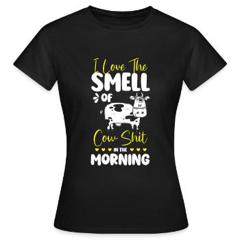 Rind Landwirt Vieh Nutztier - Frauen T-Shirt - Schwarz - Vorne - AI Model Female 172 dark (172cm)