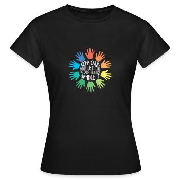 Nursery educator - Women's T-Shirt - black - Front - AI Model Female 172 dark (172cm)