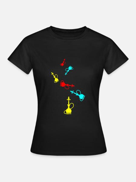 Bong Rauchen - Frauen T-Shirt - Schwarz