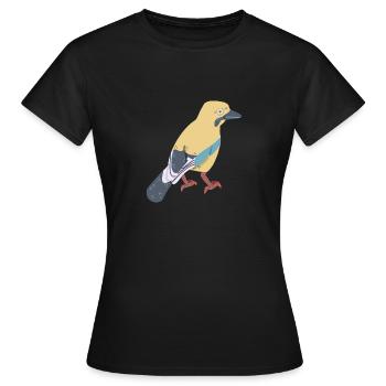 Jay - Women's T-Shirt - black - Front - AI Model Female 172 dark (172cm)