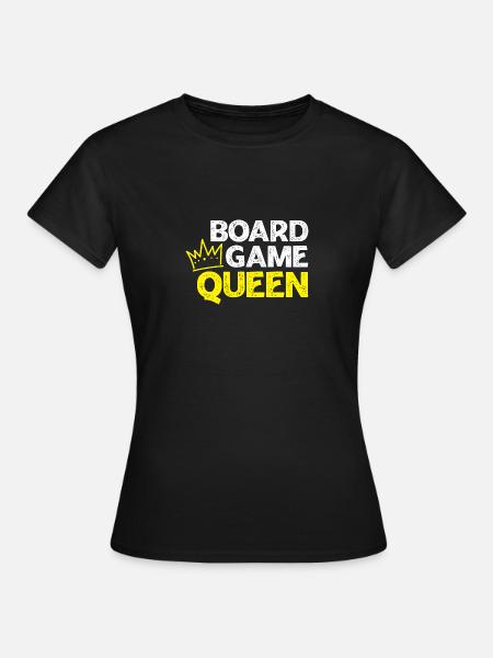 Brettspiel-Königin - Frauen T-Shirt - Schwarz