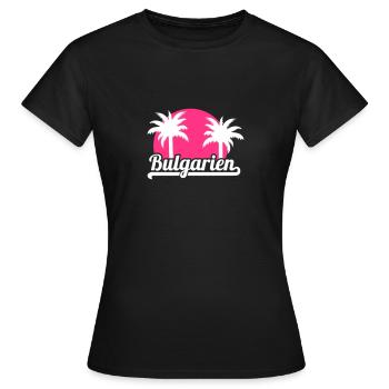 Bulgarie - T-shirt Femme - noir - Devant - AI Model Female 172 dark (172cm)