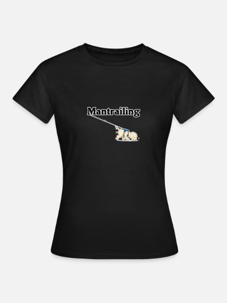 Mantrailing1 2 - Frauen T-Shirt - Schwarz