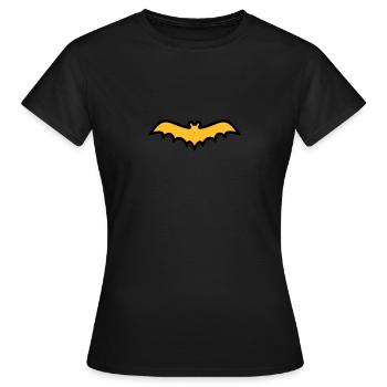Chauve-souris - T-shirt Femme - noir - Devant - AI Model Female 172 dark (172cm)