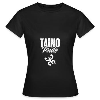 Cool Taino Pride Racines portoricaines A Boricua - T-shirt Femme - noir - Devant - AI Model Female 172 dark (172cm)