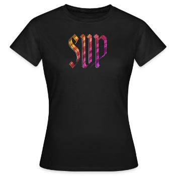 Souper? - T-shirt Femme - noir - Devant - AI Model Female 172 dark (172cm)