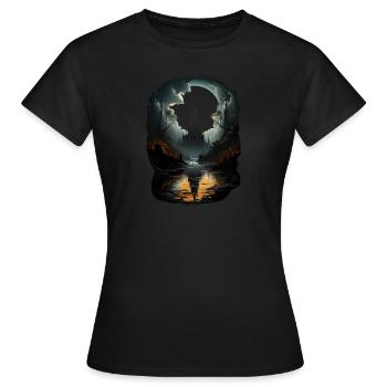 Gothic - Women's T-Shirt - black - Front - AI Model Female 172 dark (172cm)
