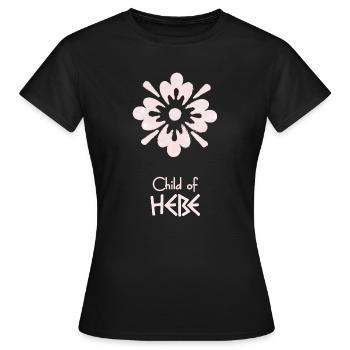Child of Hebe – Percy Jackson inspired design - Women's T-Shirt - black - Front - AI Model Female 172 dark (172cm)