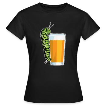 Raupe Saft - Frauen T-Shirt - Schwarz - Vorne - AI Model Female 172 dark (172cm)