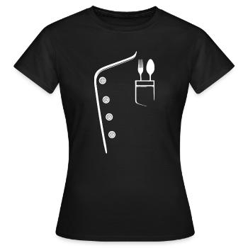 Job Carrière Gagner de l’argent Superviseur - T-shirt Femme - noir - Devant - AI Model Female 172 dark (172cm)