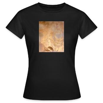Soleil d'or - T-shirt Femme - noir - Devant - AI Model Female 172 dark (172cm)