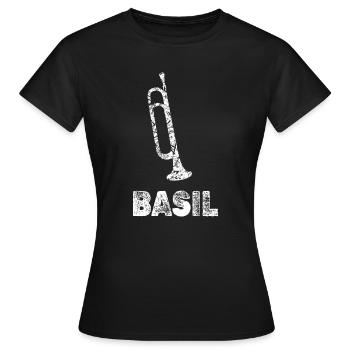 Trumpets Basil - Women's T-Shirt - black - Front - AI Model Female 172 dark (172cm)