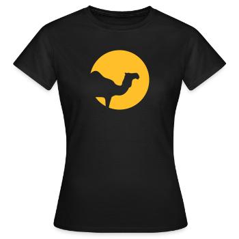 Chameau - T-shirt Femme - noir - Devant - AI Model Female 172 dark (172cm)