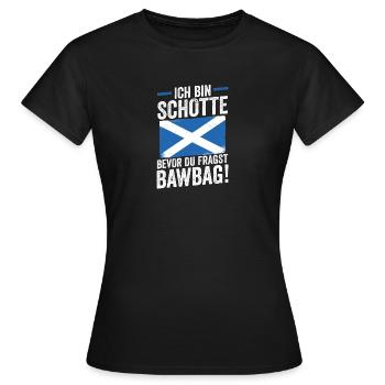 Schotten Schottisch Schottland - Frauen T-Shirt - Schwarz - Vorne - AI Model Female 172 dark (172cm)