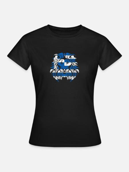 Griechen Löwe Griechenland - Frauen T-Shirt - Schwarz