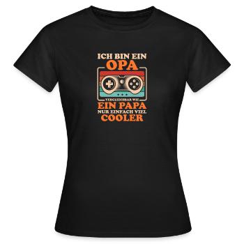 Grandpa Grandpa - Women's T-Shirt - black - Front - AI Model Female 172 dark (172cm)