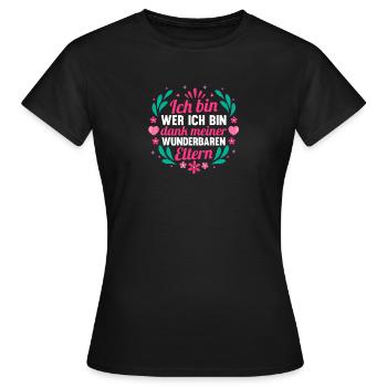 Daughters Daughter - Women's T-Shirt - black - Front - AI Model Female 172 dark (172cm)