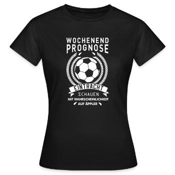 Fußball Frankfurt - Frauen T-Shirt - Schwarz - Vorne - AI Model Female 172 dark (172cm)