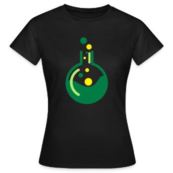 POTION - T-shirt Femme - noir - Devant - AI Model Female 172 dark (172cm)