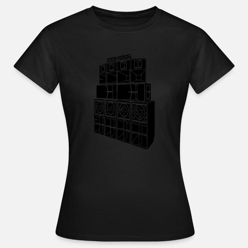 sound system - Women's T-Shirt - black