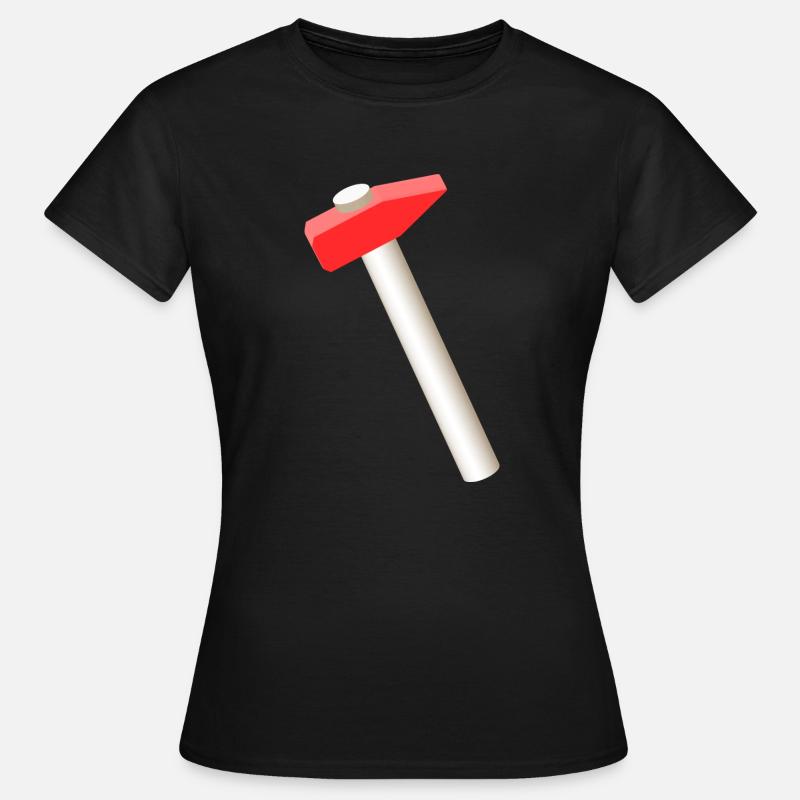 hammer red - Women's T-Shirt - black