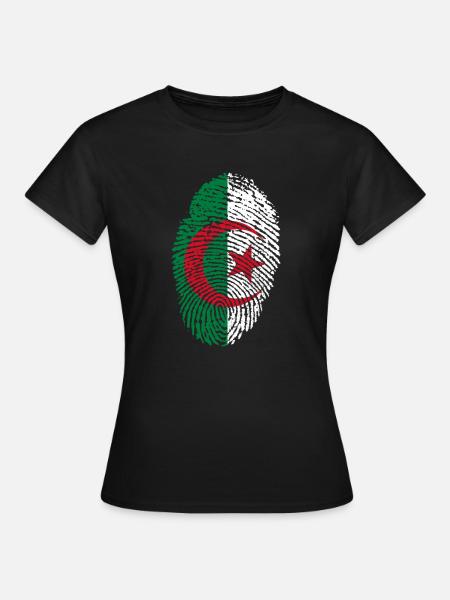 Algerien - Frauen T-Shirt - Schwarz