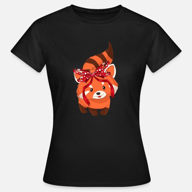 Red panda - Women's T-Shirt - black