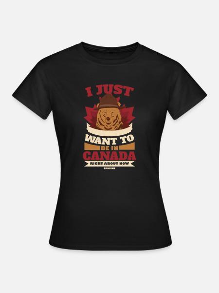 Canada - Frauen T-Shirt - Schwarz
