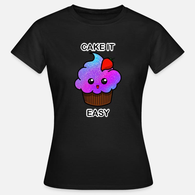 CAKE IT EASY - Women's T-Shirt - black
