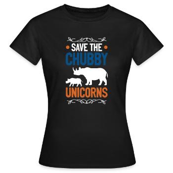 Bien-être animal rhinocéros - T-shirt Femme - noir - Devant - AI Model Female 172 dark (172cm)