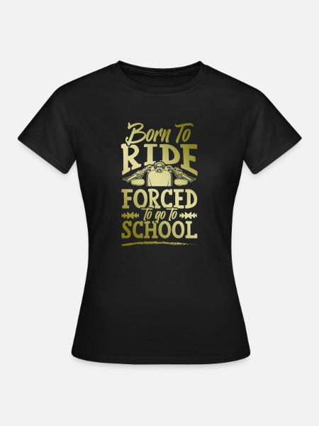 Ride Motorrad - Frauen T-Shirt - Schwarz