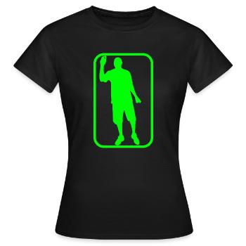 Beerpong - T-shirt Femme - noir - Devant - AI Model Female 172 dark (172cm)