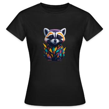 Raco laveur 2 - T-shirt Femme - noir - Devant - AI Model Female 172 dark (172cm)