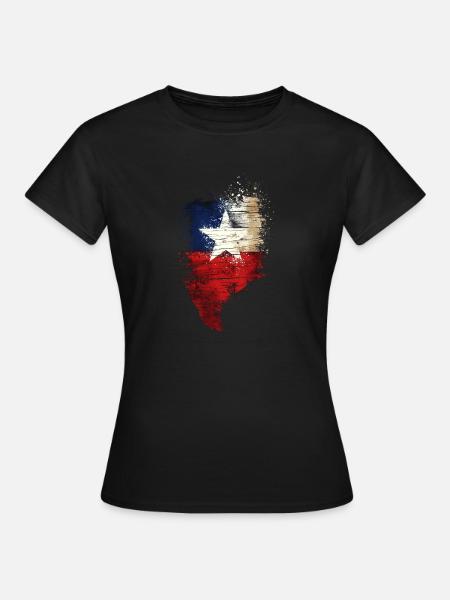 Bundesstaat Texas - Frauen T-Shirt - Schwarz