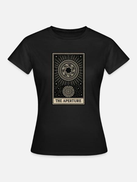 Carte de tarot de photographie – L’ouverture - T-shirt Femme - noir