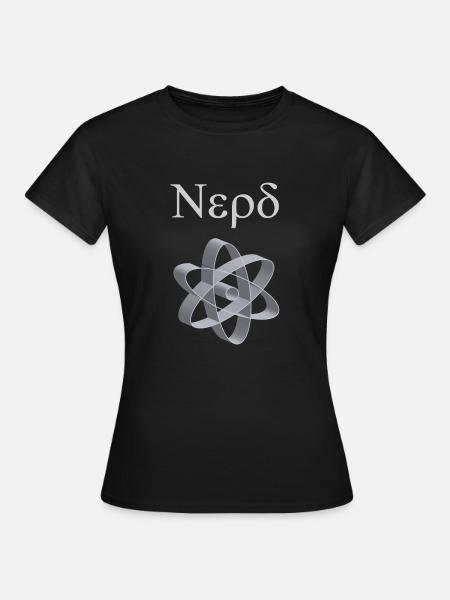 Nerd! shirt Nerd cool! - T-shirt Femme - noir