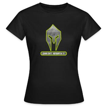 Sparta - Das ist Sparta - Frauen T-Shirt - Schwarz - Vorne - AI Model Female 172 dark (172cm)