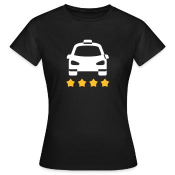 Taxi - Frauen T-Shirt - Schwarz - Vorne - AI Model Female 172 dark (172cm)