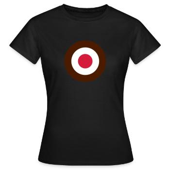 Sankt Pauli rund - Frauen T-Shirt - Schwarz - Vorne - AI Model Female 172 dark (172cm)