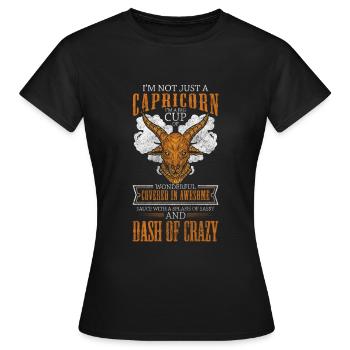 Sternzeichen Astrologie - Frauen T-Shirt - Schwarz - Vorne - AI Model Female 172 dark (172cm)