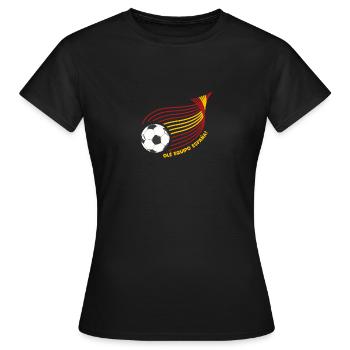 Equipo Espana - Frauen T-Shirt - Schwarz - Vorne - AI Model Female 172 dark (172cm)