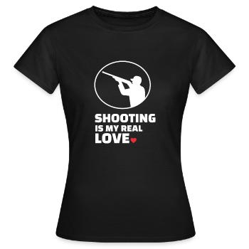 J’adore photographier - T-shirt Femme - noir - Devant - AI Model Female 172 dark (172cm)