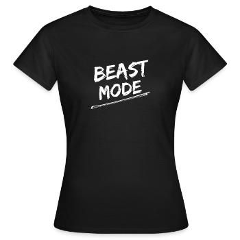 Entraînement de musculation musculation musculation - T-shirt Femme - noir - Devant - AI Model Female 172 dark (172cm)