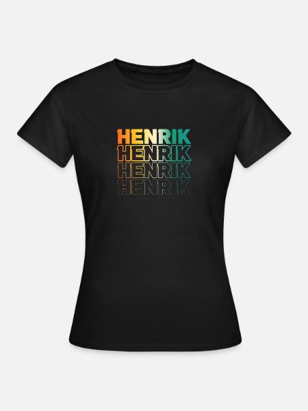 Henrik - Frauen T-Shirt - Schwarz