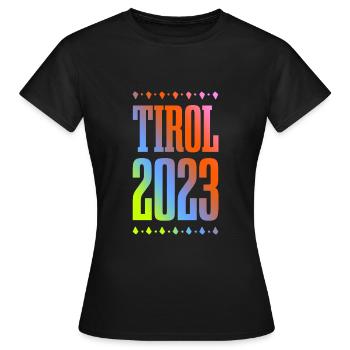 Tyrol 2023 - T-shirt Femme - noir - Devant - AI Model Female 172 dark (172cm)