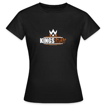 Fête du Roi - T-shirt Femme - noir - Devant - AI Model Female 172 dark (172cm)