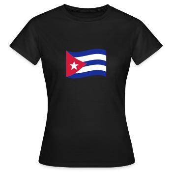 Cuba - T-shirt Femme - noir - Devant - AI Model Female 172 dark (172cm)