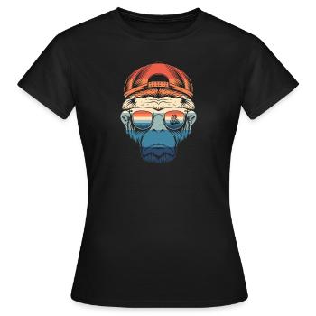 Keep moving forward - Women's T-Shirt - black - Front - AI Model Female 172 dark (172cm)